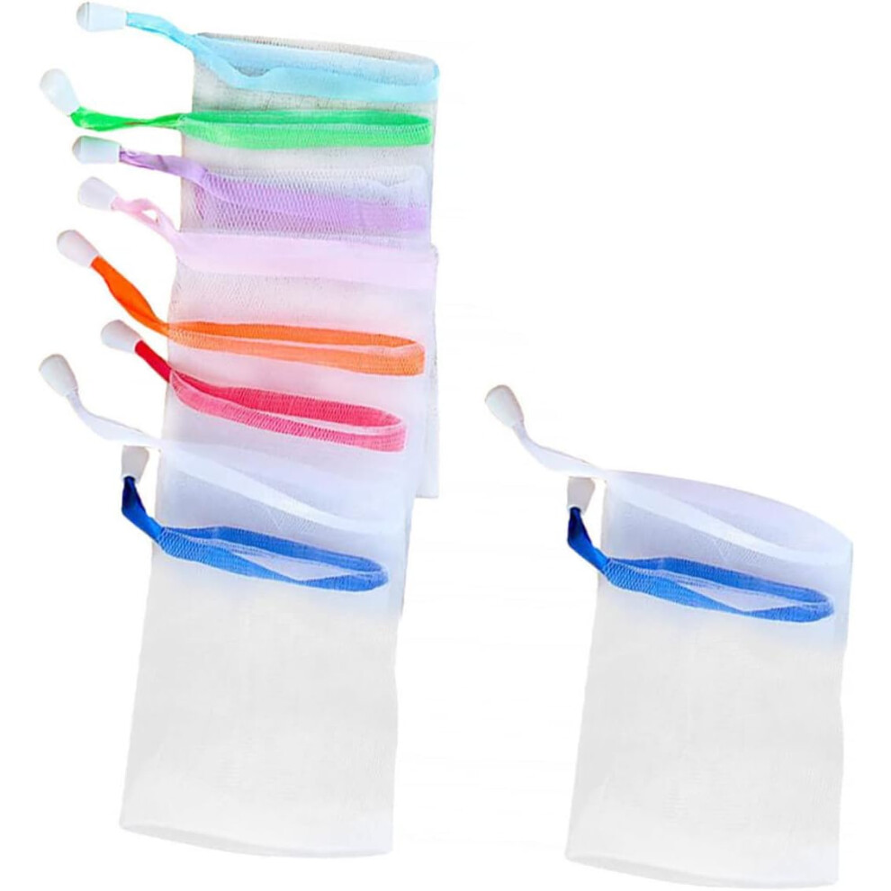 Hkhbjs 20Pcs Soap Saver Pouch Shower Foaming Net Cleansing Foaming Nets