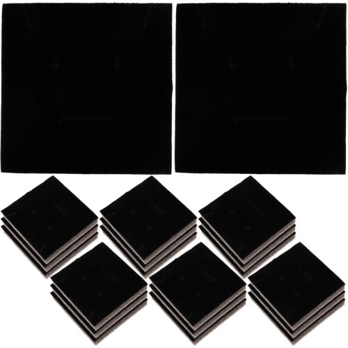 Jewelry Box Insert Display 20Pcs 7.5X7.5Cm Foam Lining with Slots