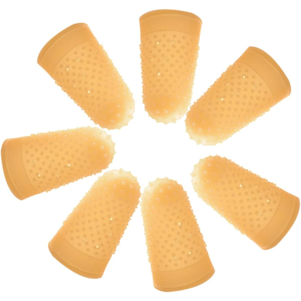 Hkhbjs 20Pcs Static Finger Cots Rubber Finger Tips For Counting Money Office Use Soft Sleeve