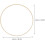 14pcs Natural Bamboo Dream Catcher Hoops e guirlanda Loop Frames para artesanato de bricolagem 6