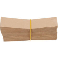 Wasserdichte Essstäbchenbeutel aus Kraftpapier, wiederverwendbar, tragbar, 200 Stück