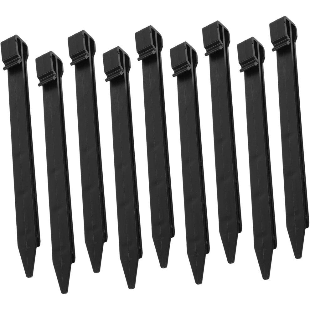 20Pcs Plastic Garden Ground Spikes For Gardening Lawn Ground Stakes Plant Stem Support 5455468313929