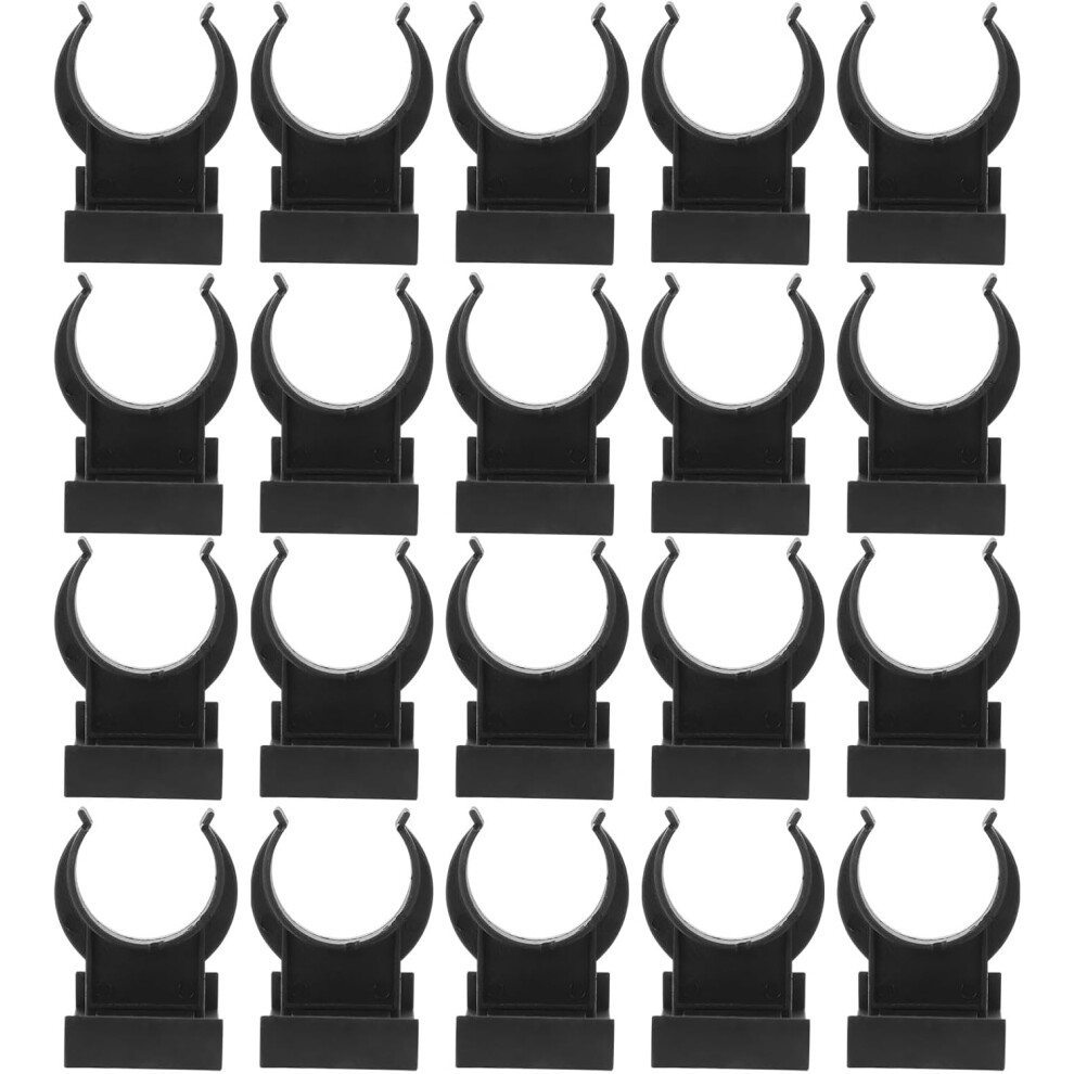 20Pcs Kitchen Plinth Leg Clips Adjustable Cabinet Feet Plastic Black Easy To Install Increase Furniture Height 5455468322969