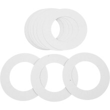 Almohadillas desechables anti-incrustaciones para el cabello, 20 unidades, para retirar la cera del calentador de papel, color blanco.