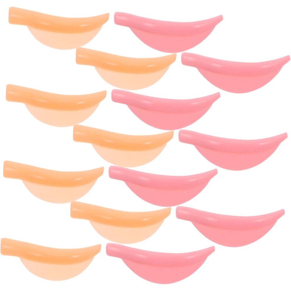 Hkhbjs 20Pcs Silicone Eyelash Lift Pads Lash Lift Rods Reusable Eyelash Curler Shields For Lash And Perm Suitable For Long