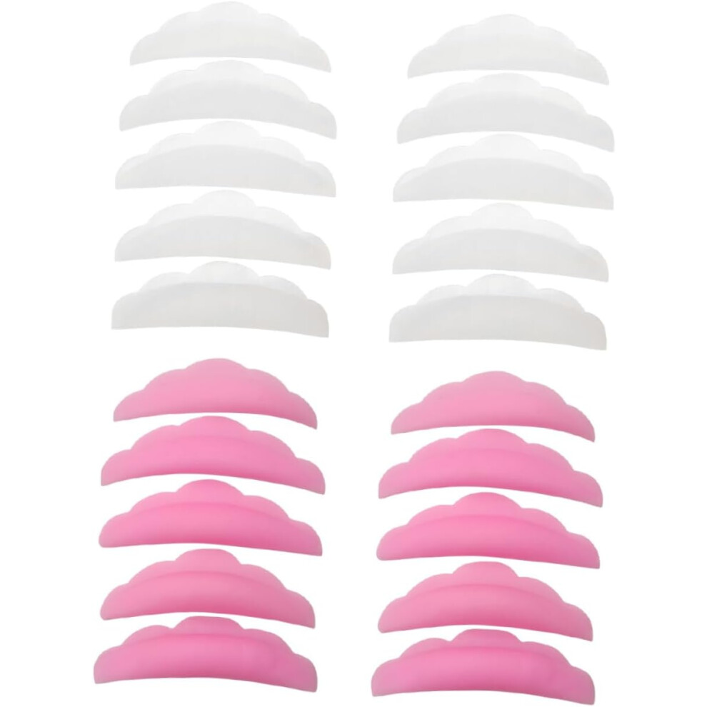Hkhbjs White 4Bags Eyelash Perm Spacer Eyelash Perming Pads Makeup Tool For Lash Clusters Curl Use