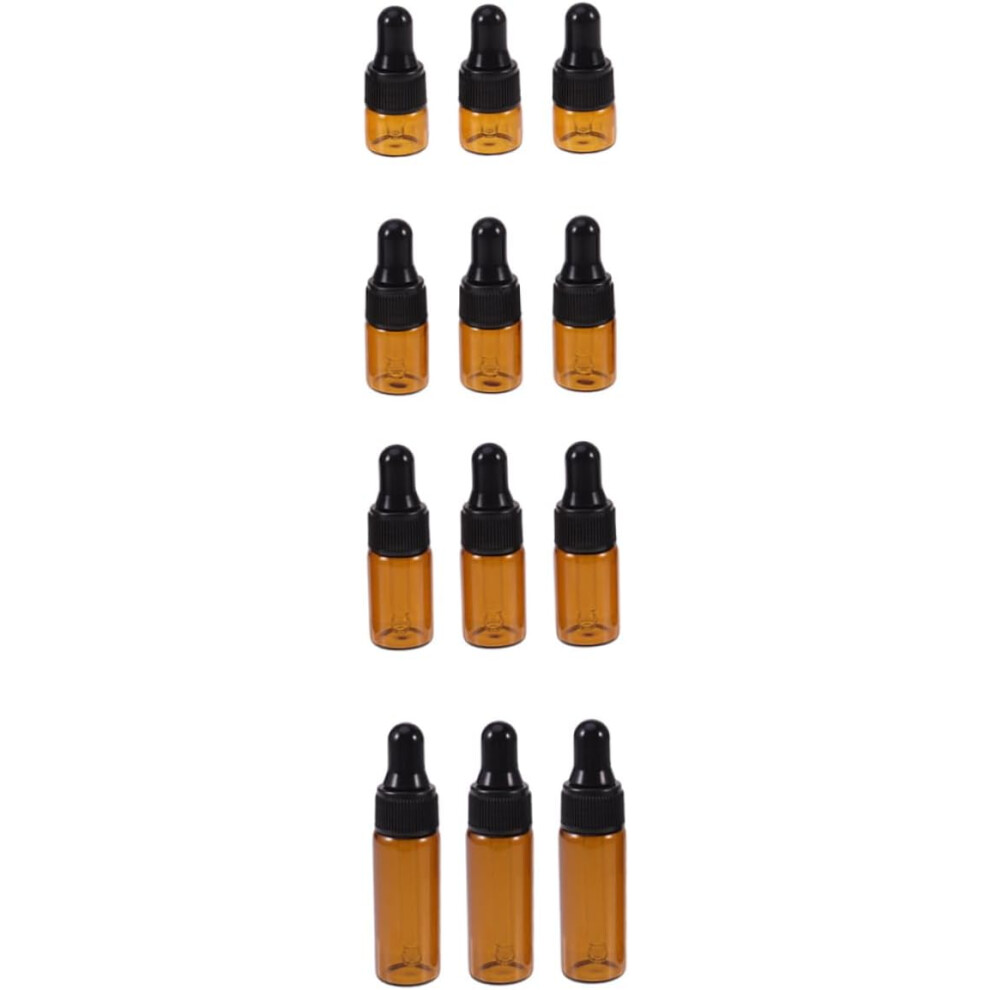Hkhbjs 20Pcs Refillable Essential Oil Dropper Bottle Glass Travel Bottles For Outdoor Camping Subpackaging