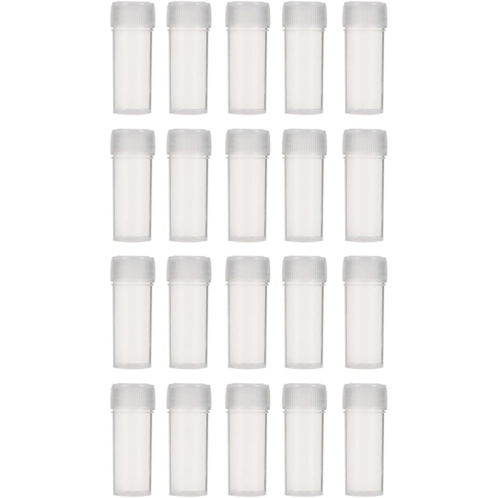 Hkhbjs 200 Pcs 5Ml Refillable Plastic Vials With Leak-Proof Lids, Travel Sample Bottles