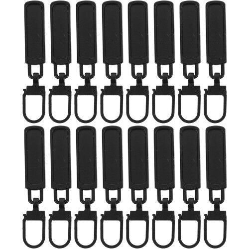 20pcs Zipper Head Pull Replacement Detachable Metal Zip Puller