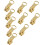 20pcs Metal Zipper Pullers for Clothes Jackets Zipper Fixers Replacement Pull Tabs for Heads Practical Pull Tabs 1