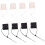 400pcs Self-adhesive Cable Tie Mounts Wire Clips Cable Management 1