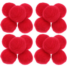 20 Mini-Filzkugeln für Bastelarbeiten, DIY-Projekte, Heimdeko, Schulprojekte, Bastelkugeln, Filzperlen