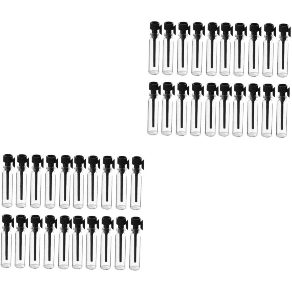 Hkhbjs 200Pcs Refillable Perfume Glass Bottles Dropper Bottles For Essential Oils Portable Travel