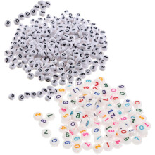 200 lose Acrylperlen für die Herstellung von Zahlenarmbändern zum Selbermachen – stilvolle Zahlen für die Armbandherstellung
