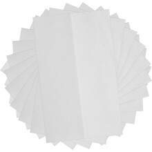 Einweg-Papierhandtücher, 200 Stück, weich, weiß, dreifach gefaltet
