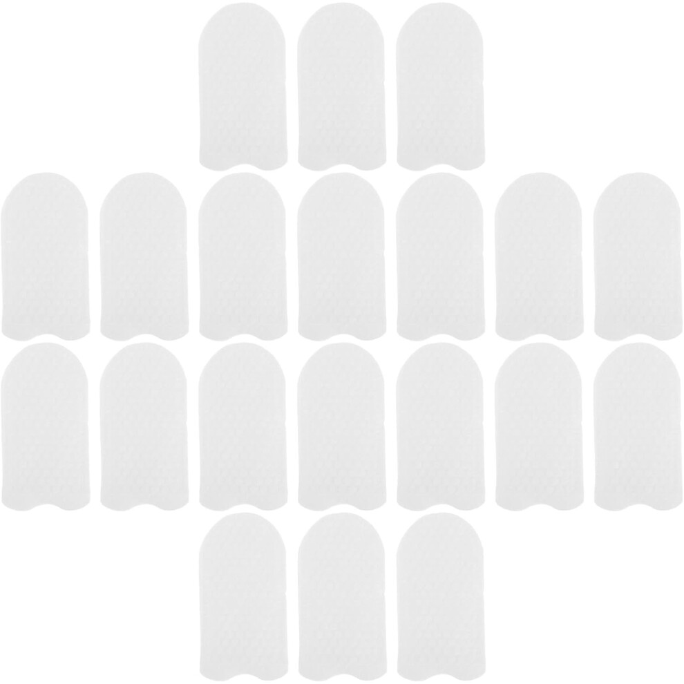 Hkhbjs 200Pcs Pet Ear Cleaning Finger Cots Dog Teeth Cleaning Finger Protectors Nonwoven Fingertip Covers