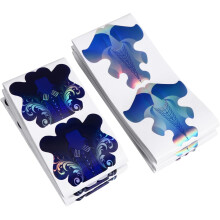 200pcs Diy Nail Tool Nail Form Guide Stickers Compact Extension Tips Holder for French Design