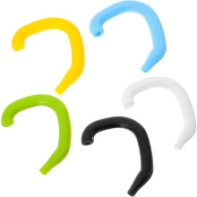 25 stuks siliconen oorbeschermers met flexibele haak om op te hangen, comfortabele snoerhoes voor dagelijks gebruik.