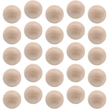 200 Stück 14 mm runde Holzkugeln DIY Bastelperlen Kreatives Holzperlenzubehör