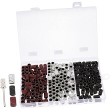 210 piezas de arena para pulir uñas, herramientas de pulido para manicura, uñas y uso doméstico en salones de belleza.