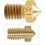 Cabeças da extrusora dos bocais da impressora 3D de latão 13pcs M6 rosca compatível com o filamento de 1.75mm 3mm 2
