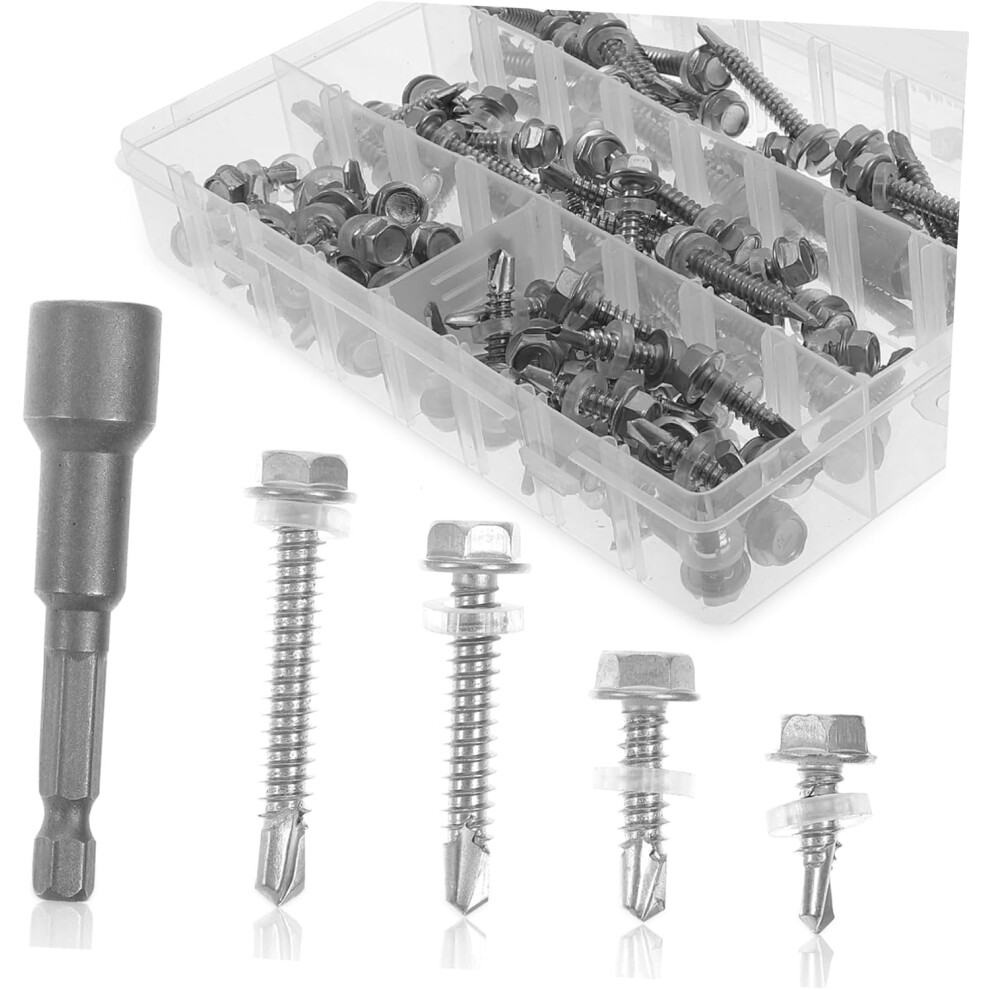 100Pcs M6.3 Hexagon Socket Head Screw Assortment Kit 19/25/36/45Mm Stainless Steel Metric Screws 5455468319518