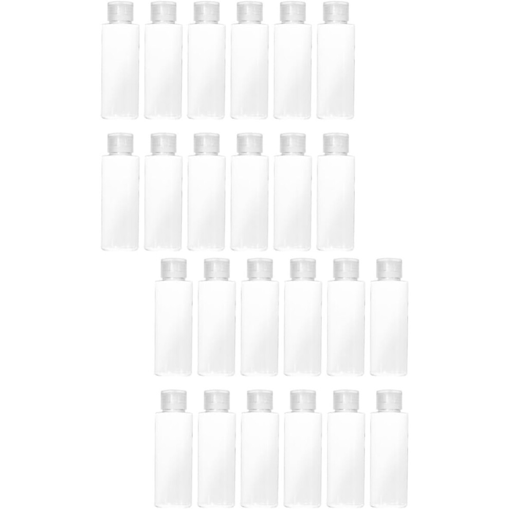 Hkhbjs White 24Pcs Emulsion Bottle Refillable Travel Subpackaging Bottle For Cosmetics For Traveling And Daily Use