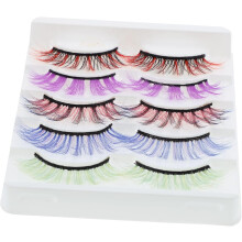 25 Paar künstliche Wimpern, lebendige DIY-Wimpernverpflanzung für Frauen, Büschelwimpern