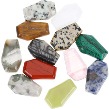 Pedras de Cristal Natural 24pcs para Meditação Home Desktop Adornos DIY
