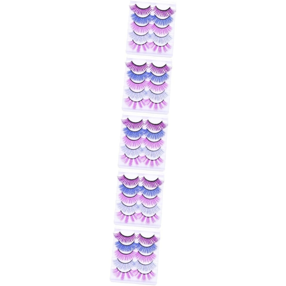 Hkhbjs 25Pairs Simulation False Eyelashes For Makeup Dense Eyelash Design For Party And Daily Use