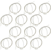 24 Nylon-Akustikgitarrensaiten für klassische Gitarre – Set mit mittleren Saitenenden