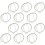 Nylon Acoustic Guitar Strings 24Pcs for Classical Guitar – Medium Tension Tie End Replacement Set 1