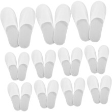 28 Paar Einweg-Spa-Slipper, Großpackung, Unisex, geschlossene Zehenpartie, EVA-Material, rutschfest, leicht, Gästeschuhe