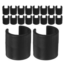25 Stück Fußball-Markierungsstangenclips, Fußballtrainingsausrüstung, Fahnenverbinder, Eckklemmen, Schnallenclips