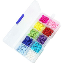 Mini plastic knoopjes voor naaiprojecten, 6 mm ronde decoratieve babyknoopjes met 2 gaatjes in diverse kleuren – verpakking van 200 stuks