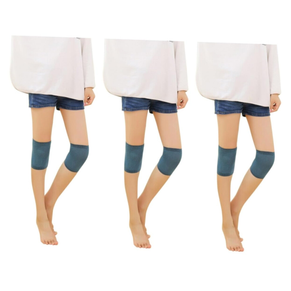Hkhbjs Blue 3Pcs Knee Support Brace Sleeve Knee Warmer Protector For Running Hiking Outdoor Sports Activities Lake
