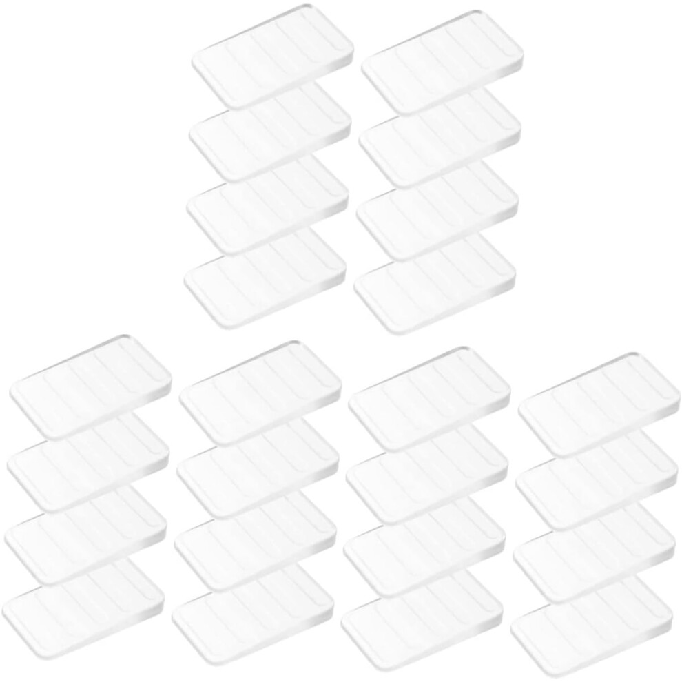 24Pcs Furniture Levelers Plastic Shims For Levelling Tables And Chairs Soft Wedge Pads 5455468323874
