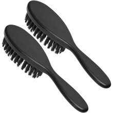 2-teiliges Herren-Haarkamm-Bartpflege-Werkzeug-Rasierpinselset