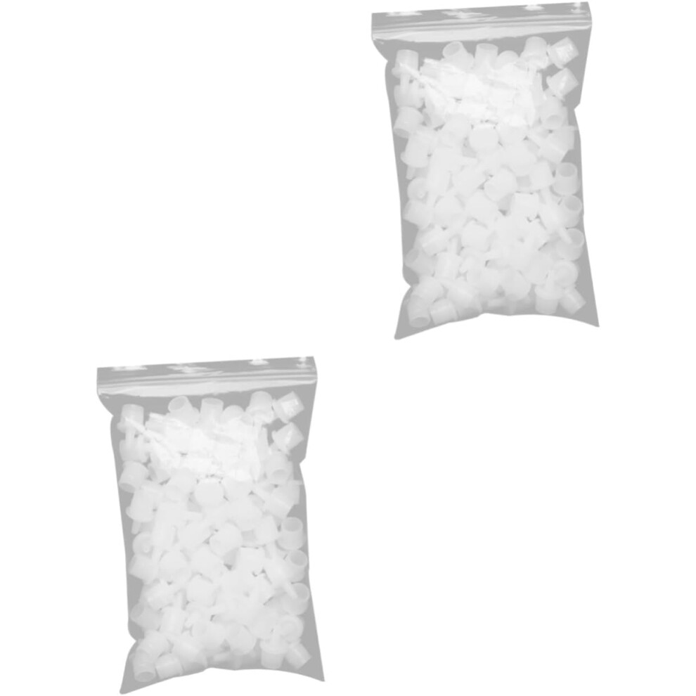 Hkhbjs 200Pcs Glue Extender Tips Glue Applicator Tips Plastic Dispenser Caps For Precision Application In Craft Supplies