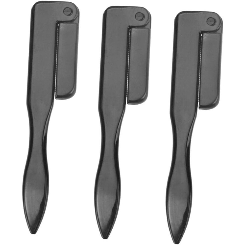 Hkhbjs 3Pcs Eyelash Combs Eyebrow Combs Multifunctional Folding Makeup Tool