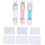 3 Sets Silicone Nail Stamper for Manicure French Tip Nails Art Tools Scraping Function Kit Printing 1