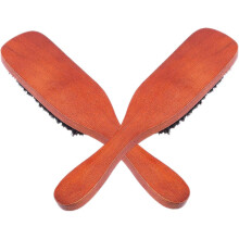 2er-Pack Haarbürsten aus Holz mit Borsten, Vintage-Design, Glättungskamm für Damen