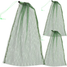 3er-Pack Fischernetzbeutel mit Kordelzug, 50 x 65 cm