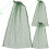 3 bolsas de malla para pesca con cordón ajustable, 50x65cm 1