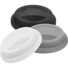 3 tapas de silicona para vasos, diseño flexible a prueba de fugas, colores surtidos. Material de silicona flexible.