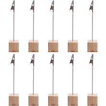 25 Stück Schreibtisch-Notizhalter aus Holz, Würfelform, für Bürozwecke