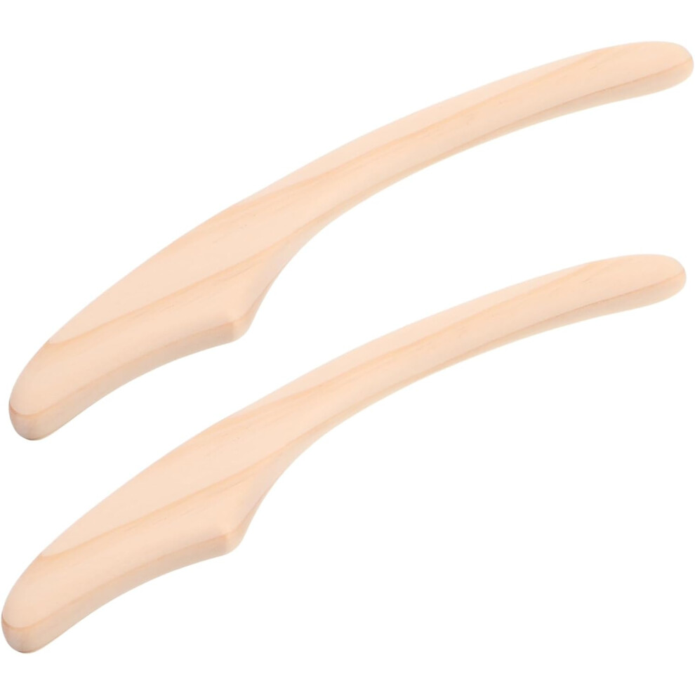 Hkhbjs 2Pcs Wooden Facial Massage Tool Acupoint Scraper For Face And Neck Gua Sha Massager Stick Beauty Tool For For Women