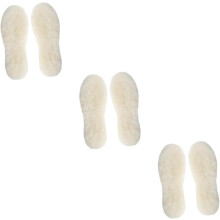 3 Paar leichte Socken, Damen-Einlegesohlen aus Merinowolle, bequeme Stiefel-Einlegesohlen für Damenschuhe