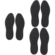 3 Paar Glycerin-Flüssig-Einlegesohlen für High Heels, schweißabsorbierend, gepolstert, XL, massierend, stoßdämpfend