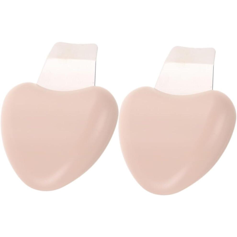 Hkhbjs 2Pcs Heart-Shaped Blackhead Removal Face Scraper Pore Extractor Tools